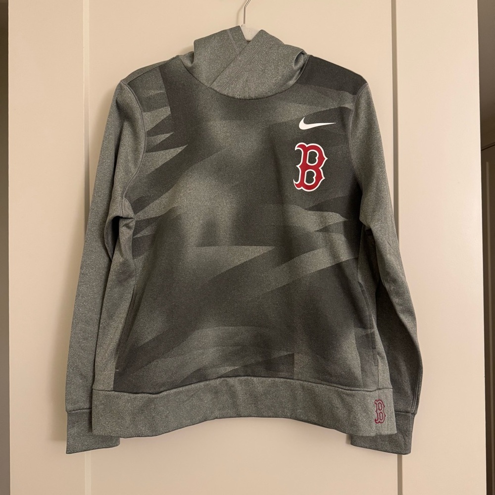Nike Dri-FIT Gray Boston Red Sox Hoodie